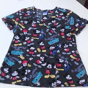 DISNEY scrub top
